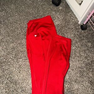 Fabletics Red Leggings